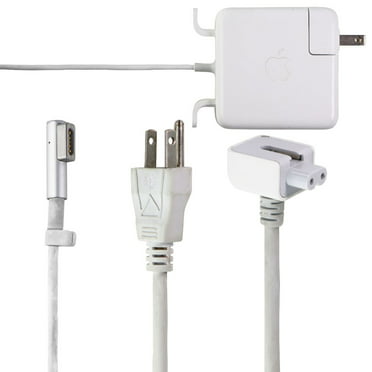 Pre-Owned Apple 60W MagSafe Power Adapter w/ Wall Cable & Folding Plug - White (A1344) (Refurbished: Good)