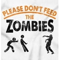 thumbnail image 2 of Please Don’t Feed the Zombies Men's Graphic T Shirt Tees Brisco Brands M, 2 of 4