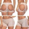 thumbnail image 5 of SHAPERIN Women Seamless Butt Lifter Padded Lace Panties Enhancer Underwear Shorts, 5 of 6