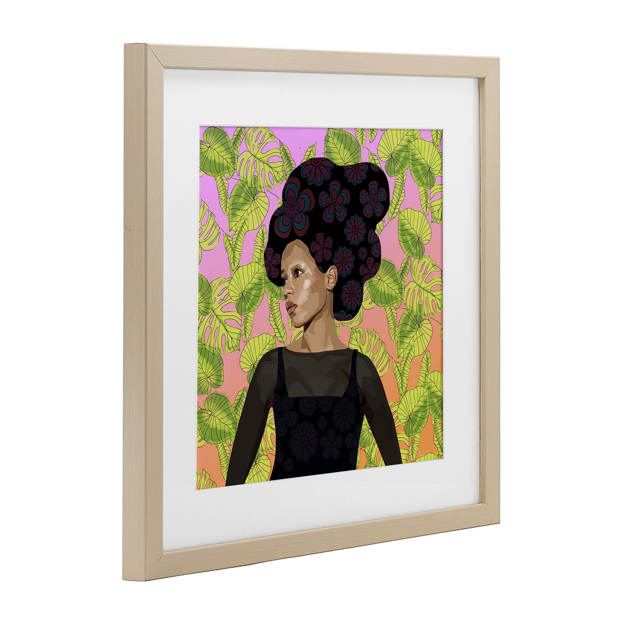 Stupell Industries Whispers Of Bloom Birch Framed Print Under Glass, design by Lynnda Rakos