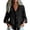 Black, variant on Nmnitkp Long Sleeve Shirts for Women Cotton Linen Button Down Shirt Stand V Neck Roll Up Long Sleeve Loose Fit Casual Blouse for Fall Work Daily Loungewear Beige,S