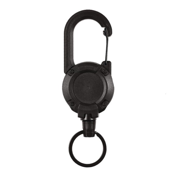 LICEWO Steel Cord Keyring Heavy Duty Keychain Retractable IDs Badge Reel with Belt Clip