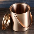 thumbnail image 3 of Ice Bucket Exclusive Well Made Insulated Double Wall Stainless Steel Champagne Bucket Keeps Ice Frozen Longer, 3 of 5
