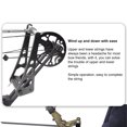 thumbnail image 4 of Compound Bow Press, Aluminum Alloy Portable Ratchet Style Hand Held Bow Press with Rubber, Time Saving, Bow Press String Changer Adjust Tools for Most Compound Bows, 4 of 7