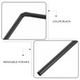 thumbnail image 4 of 200pcs Coffee Straws Cocktail Straws Plastic Drinking Straws Party Beverage Straws Curved Straws, 4 of 6