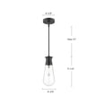 thumbnail image 2 of PD464001CH-Alora Lighting-Marcel - 1 Light Pendant-11.25 Inches Tall and 4.38 Inches Wide-Chrome Finish    -Traditional Installation, 2 of 7