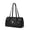 Black, variant on Genuine Leather Women's Purse Full-Grain Cowhide Shoulder Bag Flap Tote Bag Large
