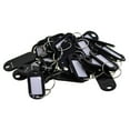 thumbnail image 1 of veasfak 50pcs Removable Waterproof Key Tags ID Name Card Tags Mark Labels black, 1 of 9