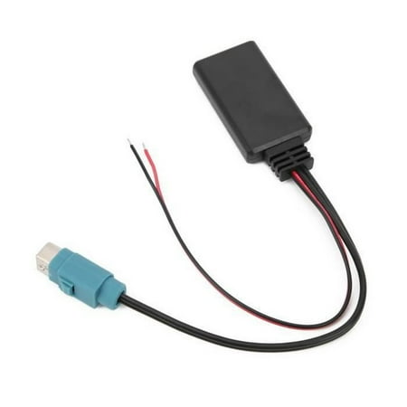 Aux-In Adapter Replacement Car Bluetooth Module Aux‑In Cable Wireless Audio Adapter Characteristic: 1. 12V AUX‑In cable  replacement for Alpine DVA‑9861/Ri iDA‑X001 IVA‑205R  etc. 2. With this adapter  you can listen to music from a phone/pad/MP3 (with Bluetooth function). 3. Simple to use  just plug the connector into the socket on the back of the radio. 4. Compact in size  lightweight and portable  this cable is easy to store and carry. 5. Made of high quality ABS material  sturdy  anti-wear and durable to use. Specification: Item Type: Bluetooth AUX Cable Material: ABS Voltage: 12V Fitment: Replacement for Alpine DVA-9861/Ri Replacement for Alpine iDA-X001  iDA-X100  iDA-X200   iDA-X300 Replacement for Alpine IVA-D105R  IVA-D106R  IVA-W200Ri  IVA-W202R Replacement for Alpine IVA-205R  IVA-W205/E  IVA-W202/R  IVA-W200RiIVA Replacement for Alpine W502/W505R  Replacement for Alpine CDE-9870R/RM  CDE-9871R/RR  CDE-9872R/RM Replacement for Alpine CDE-9873RB  CDE-9874R/RR/RBi  CDE-9880R  CDE-9881R/RB Replacement for Alpine CDE-9882Ri  CDE-9883/R/E  CDE-9885/R  CDE-9887/R Replacement for Alpine CDA-9835  CDA-9852/E  CDA-9853  CDA-9856/E   CDA-9857/E Replacement for Alpine CDA-9870/E/R/RM  CDA-9871/R/RR  CDA-9873/E/RB  CDA-9874  CDA-9881/R/RB Replacement for Alpine CDA-9883R  CDA-9884R  CDA-9885R  CDA-9886R  CDA-9887R < fr / >Package List: 1 x Bluetooth AUX Adapter