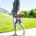 thumbnail image 7 of Pofeuu Patriotic Boxing Bear Art Print Neoprene Lunch box Insulated Soft Bag Mini Cooler Thermal Meal Tote Kit for Boys, Girls,Men,Women,School,Work, Office,Black, 7 of 7