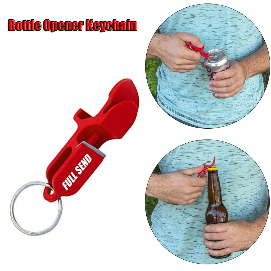 3Pcs Creative Bottle Opener Key Ring Chain Keyring Keychain Metal Beer Tool Claw 