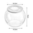 thumbnail image 3 of GROWTH TANK Bol Réservoir Bureau Polyvalent Tendance avec Couvercle Supérieur Ajouré Aquarium Rond, 3 of 7