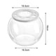 thumbnail image 3 of Pecera transparente para acuario, puede cultivar plantas verdes, escritorio, acuario acuático, bricolaje, micro Redondo, 3 of 7