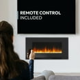 thumbnail image 5 of Cambridge 42-in. Black Indoor Wall Mount Electric Fireplace with Crystal Rock Display, 5 of 22
