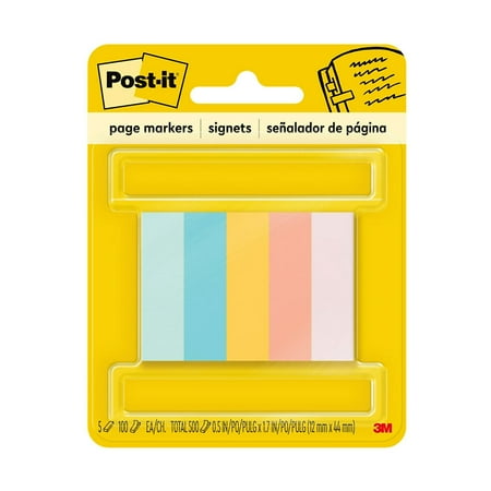 UPC: 0021200522345 | Post-it Page Markers 1/2  (0.5) x 2  Jaipur Collection 504835