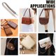 thumbnail image 5 of Asa de cuero para bolso, correas para bolso de hombro, correa de repuesto para bolso de mano, correa para bolso de mano con cierres giratorios, suministros para hacer bolsos DIY, 5 of 5