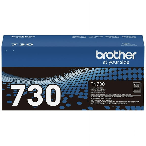 Brother Genuine Standard-yield Printer Toner Cartridge, TN730