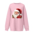 thumbnail image 5 of Birdeem Chandail en Molleton de Noël à Col Rond en Polaire Fine pour Femmes, Manches Longues, Coupe Ample, Chandails en Molleton de Noël pour Femmes, Hauts de Noël pour Femmes, 5 of 5
