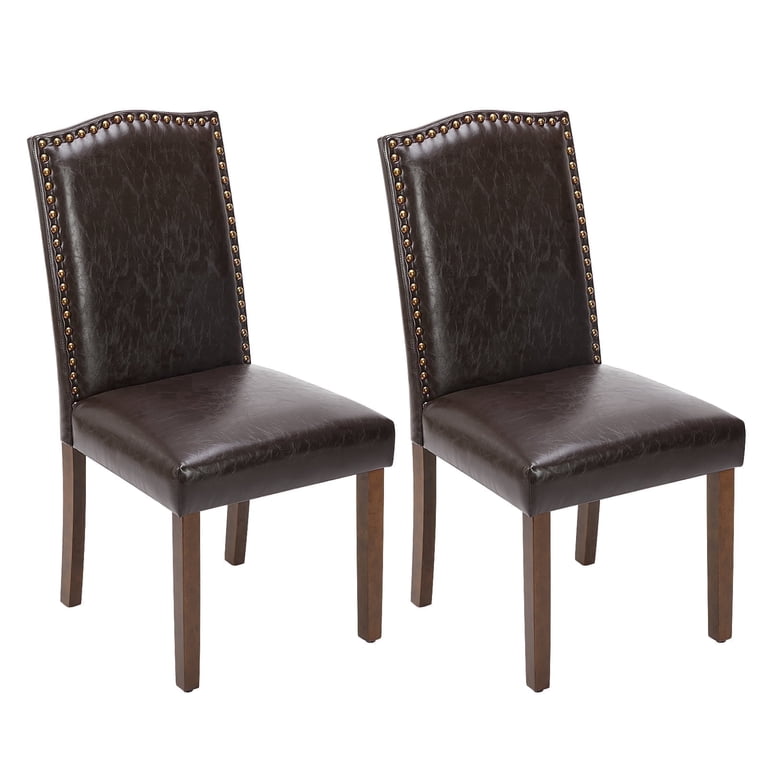 CONCETTA Parsons Dining Chairs with Nailhead Trim, Set of 2 photo 1