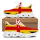thumbnail image 1 of Zapatillas de deporte con plataforma y estampado de la bandera de Jamaica para mujer, zapatos de malla, zapatos planos ligeros con cordones para mujer, 1 of 6