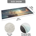 thumbnail image 3 of Bath Mat, Soft Absorbent Bath Rug, Sailing Ship Bath Mats for Bathroom, Living Room Bedroom Home Floor Mat, Bath Mat for Tub Non Slip 20 x 39 Inch Home Decor, 3 of 7