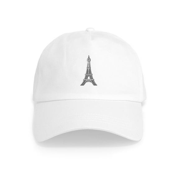 CafePress - Eiffel Tower Cap - Adjustable 100% Brushed Unisex Casual Cotton Baseball Cap, Beige, 1