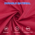 thumbnail image 4 of Scrimmage Training Vest 17x11" Soccer Jersey Sport Team Pinnies, Red 6 Pack, 4 of 7