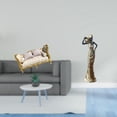 thumbnail image 2 of Sofá De Madera En Miniatura, Juguete De Simulación Para Casa De Muñecas, Ideal Para Crear Escenas De La Vida Cotidiana. Incluye Una Escultura Africana, Un Adorno De Mesa, Una Estatua Vintage, 2 of 8