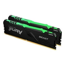 Kingston FURY Beast RGB 16GB KIT (2x8GB) 3200MHz DDR4 Desktop Memory KF432C16BBAK2/16
