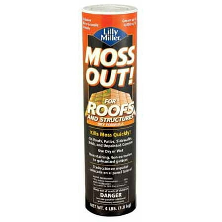CENTRAL GARDEN BRANDS Moss Out For Roofs, Covers 4,000-Sq. Ft. (Best Way To Get Rid Of Moss On Roof)