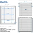 thumbnail image 3 of LazBlinds Cordless No Tools-No Drill 1" Vinyl Horizontal Mini Blinds, Light Filtering Blinds for Windows, Blinds & Shades for Window, 35 1/2" W x 48" H, Grey, 3 of 6