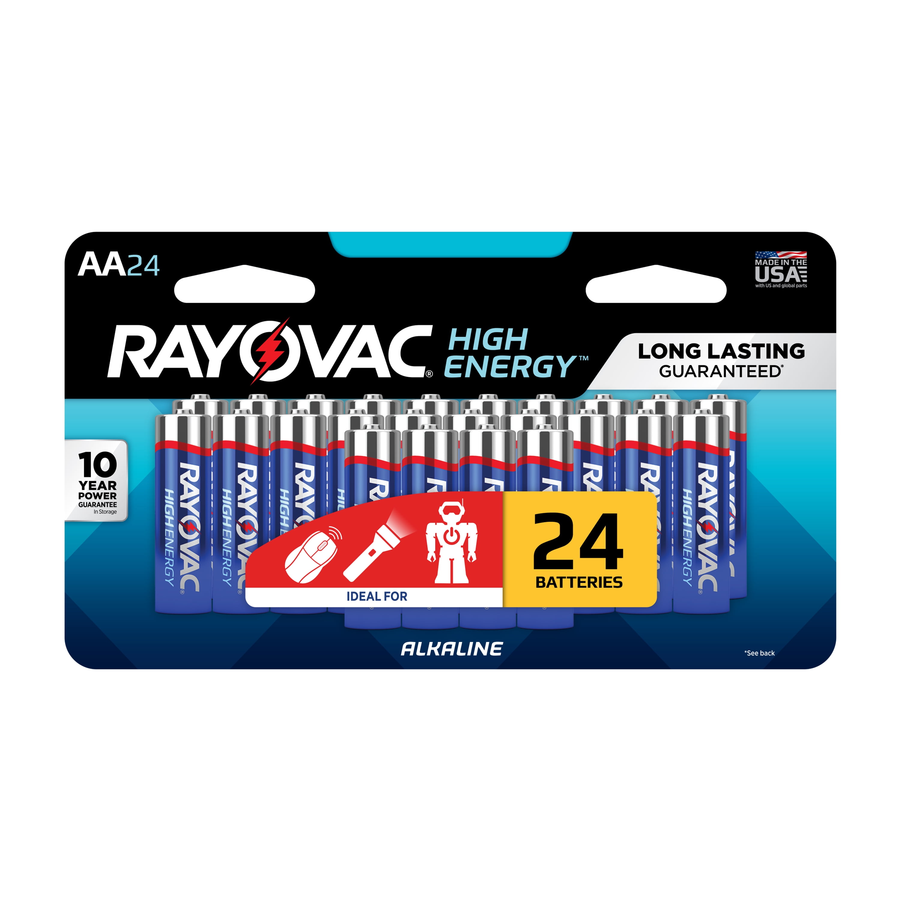 815-48BX12F Rayovac 48 Pack AA Batteries