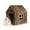Color-2, variant on Cozy Wooden Indoor Dog House for Small Dogs & Cats, Warm Pet Cave with Air Vents and Elevated Floor, Perfect Gift for Dog and Cat Lovers