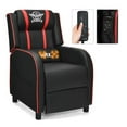 thumbnail image 2 of Massage Racing Gaming Single Recliner Chair, 2 of 9