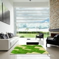 thumbnail image 6 of Ahgly Company Indoor Rectangle Patterned Dark Lime Green Area Rugs, 5' x 7', 6 of 6