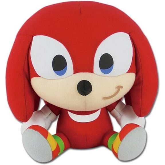 Sonic The Hedgehog SD Knuckles Sitting 7 Inch Plush, Great Eastern, Gifts