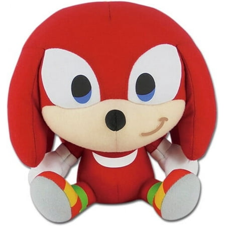 Sonic The Hedgehog SD Knuckles Sitting 7 Inch Plush, Great Eastern, Gifts