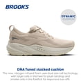 thumbnail image 2 of Zapatillas de Running Neutras Brooks Glycerin 22 para Mujer Almendra Talla 11.5, 2 of 6