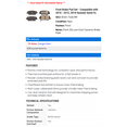 thumbnail image 2 of Front Brake Pad Set - Compatible with 2010 - 2012, 2018 Hyundai Santa Fe 2011, 2 of 2