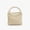 Beige, variant on Hollow Woven Mini Tote Handbag, Net‑Knitted Top‑Handle Bag with Removable Inner Liner