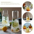 thumbnail image 2 of 1 Set of Household Water Carafe Multi-function Bedside Carafe Convenient Glass Carafe, 2 of 9