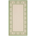 thumbnail image 2 of Safavieh Courtyard Eva Oriental Indoor/Outdoor Area Rug, Natural/Olive, 2'7" x 5', 2 of 10
