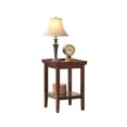 thumbnail image 3 of Pemberly Row Ensemble de 2 Tables d'Appoint Contemporaines en Bois Espresso, 3 of 6