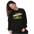 thumbnail image 4 of PACMAN Don't Be Ghosted Dating Joke Sweatshirt for Men or Women Brisco Brands S, 4 of 6
