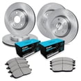 thumbnail image 2 of R1 Concepts Front Rear Brakes and Rotors Kit |Front Rear Brake Pads| Brake Rotors and Pads| Ceramic Brake Pads and Rotors |fits 2014-2016 Mazda 3, 2014-2016 Mazda 3 Sport, 2 of 4