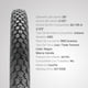 thumbnail image 2 of Kit Llanta Bicicleta Kenda R26 x2.125 camara reforzada K80 Negro M, 2 of 4
