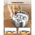 thumbnail image 4 of Dog Water Fountain for Large Dogs, 7L/236oz Stainless Steel Dog Fountain Water Bowl, Automatic Pet Fountain with Ultra Quiet Pump, Large Drinking Area, 4 of 7