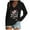 Black, variant on Santa's Favorite Shirt Funny Santa Shirt Lightweight V Neck T Shirts Women Xmas Work Out Shirt Long Sleeve Womens Loose Tops Casual Loose T Shirts Shirts for Summer Women Womens Long Sleeve T Shirts