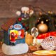 thumbnail image 4 of Choza Navideña De Resina Con Adornos Iluminados Decoraciones De Mesa Adornos Para El Árbol De Navidad Árbol De Navidad Pequeño, 4 of 8