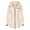 Khaki2, variant on Hyknon Winter Coats for Women 2025 Fashion Solid Color Mid Length Warm Hooded Down Jacket Casual Slim Fitting Full Zipper Long Sleeve Puffer Jacket with Pockets